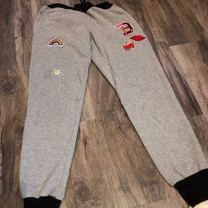 Hot Kiss Patch Joggers